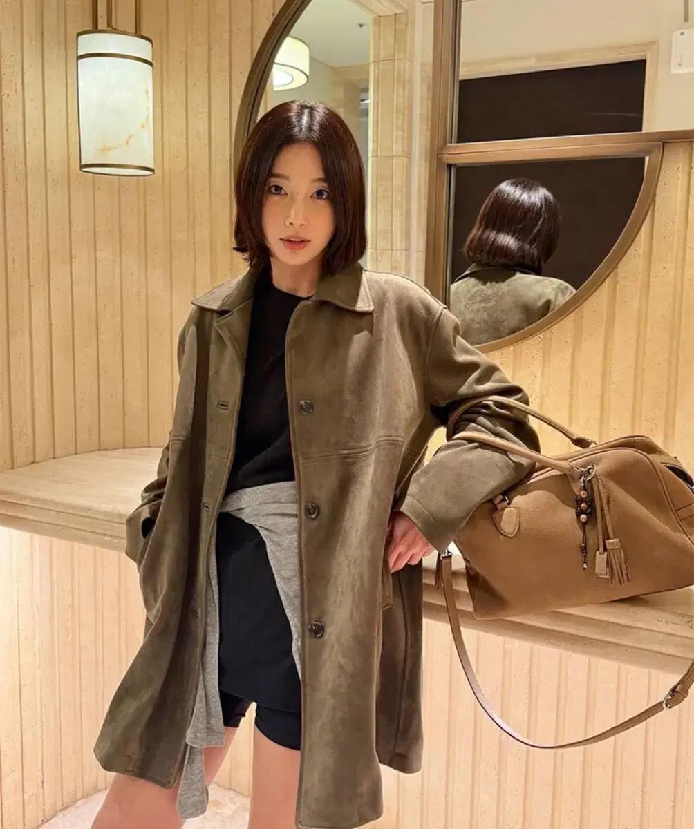 조이그라이슨 새상품 스웨이드자켓 여성겨울자켓 여성울코트 여성겨울코트