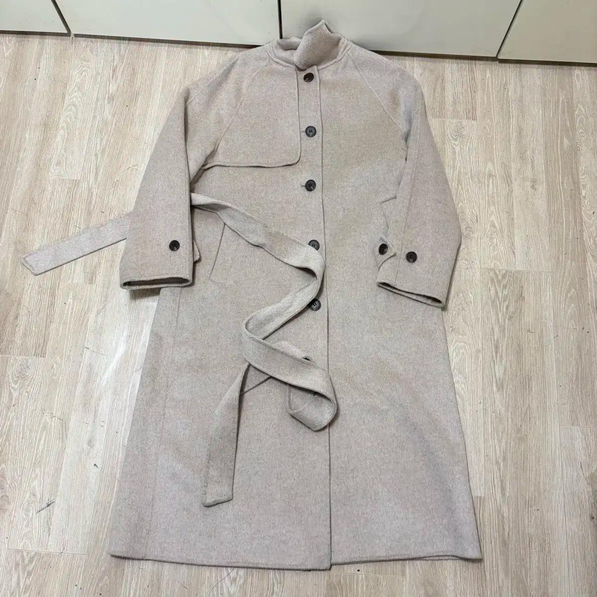 무신사 스탠다드 무탠다드 남성 캐시미어 트렌치코트 S