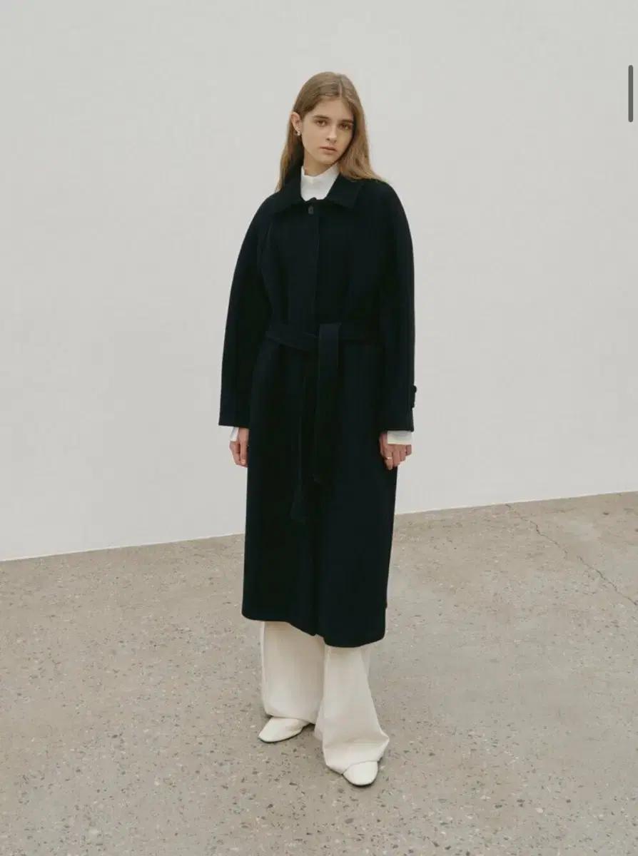 뮤제 캐시미어 벨티드 발마칸 메리노 울코트 여성울코트 여성겨울코트