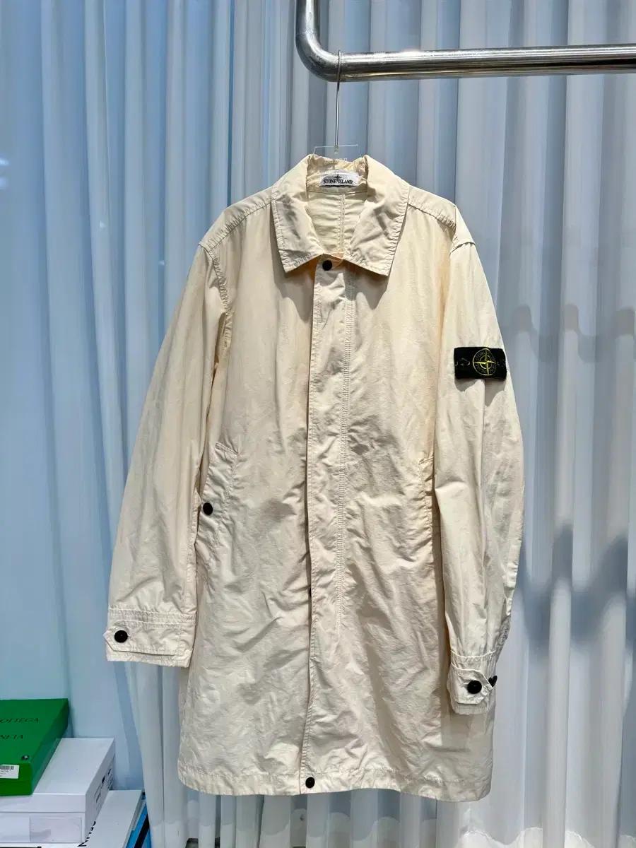 (L) 스톤아일랜드 마이크로 렙스 트렌치코트