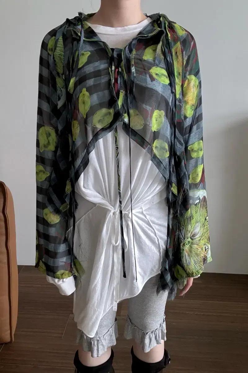 Ottolinger 오토링거 프린팅 메쉬 셔츠