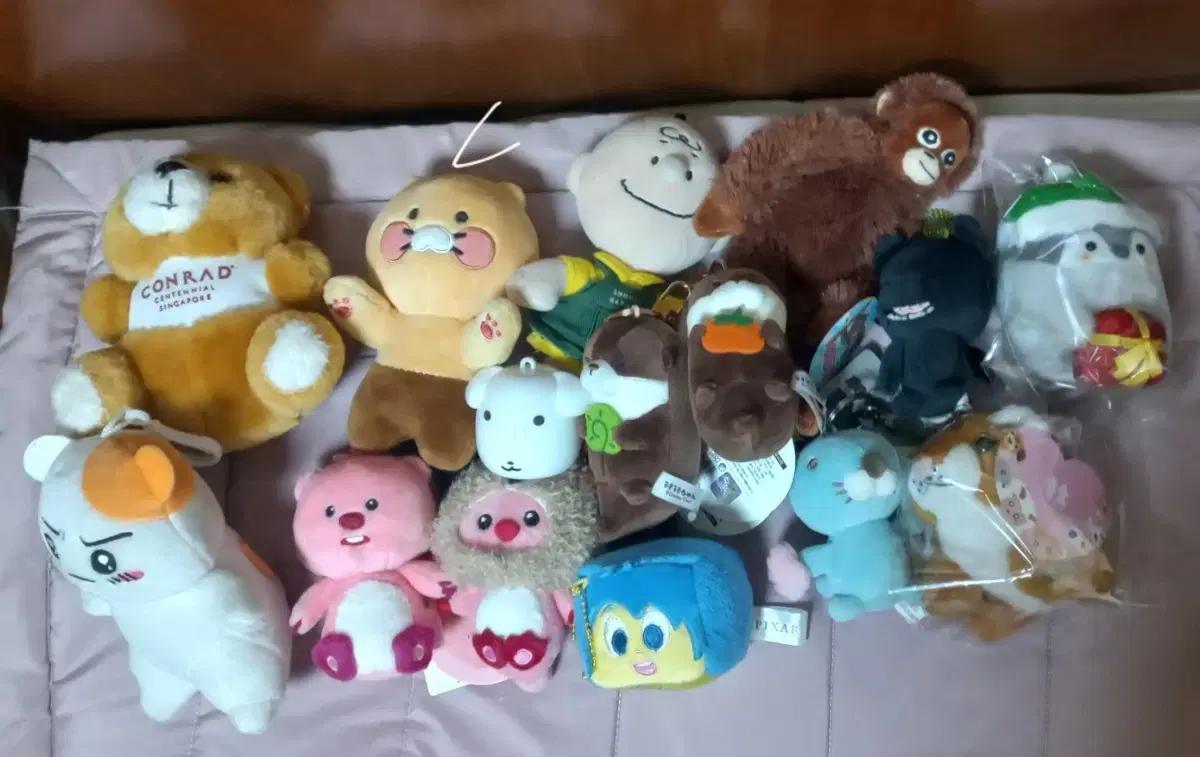 스누피 인사이드아웃 춘식이 가나디 등등 키링인형