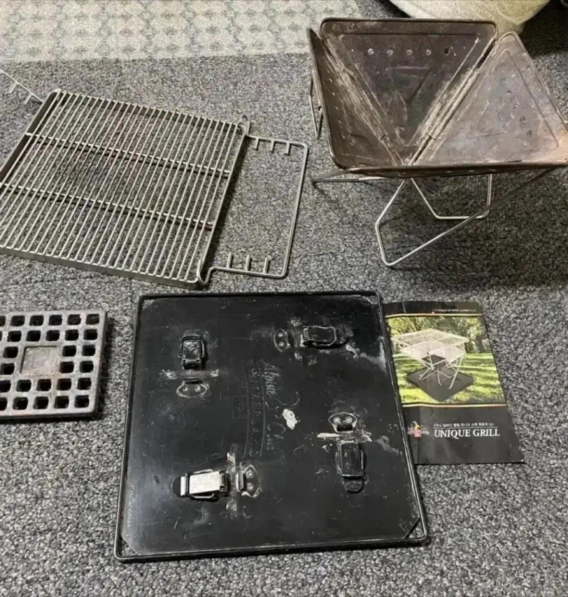 알파인 그릴 풀세트 캠핑그릴 화롯대 그릴 바베큐그릴 코베아 고릴라캠핑