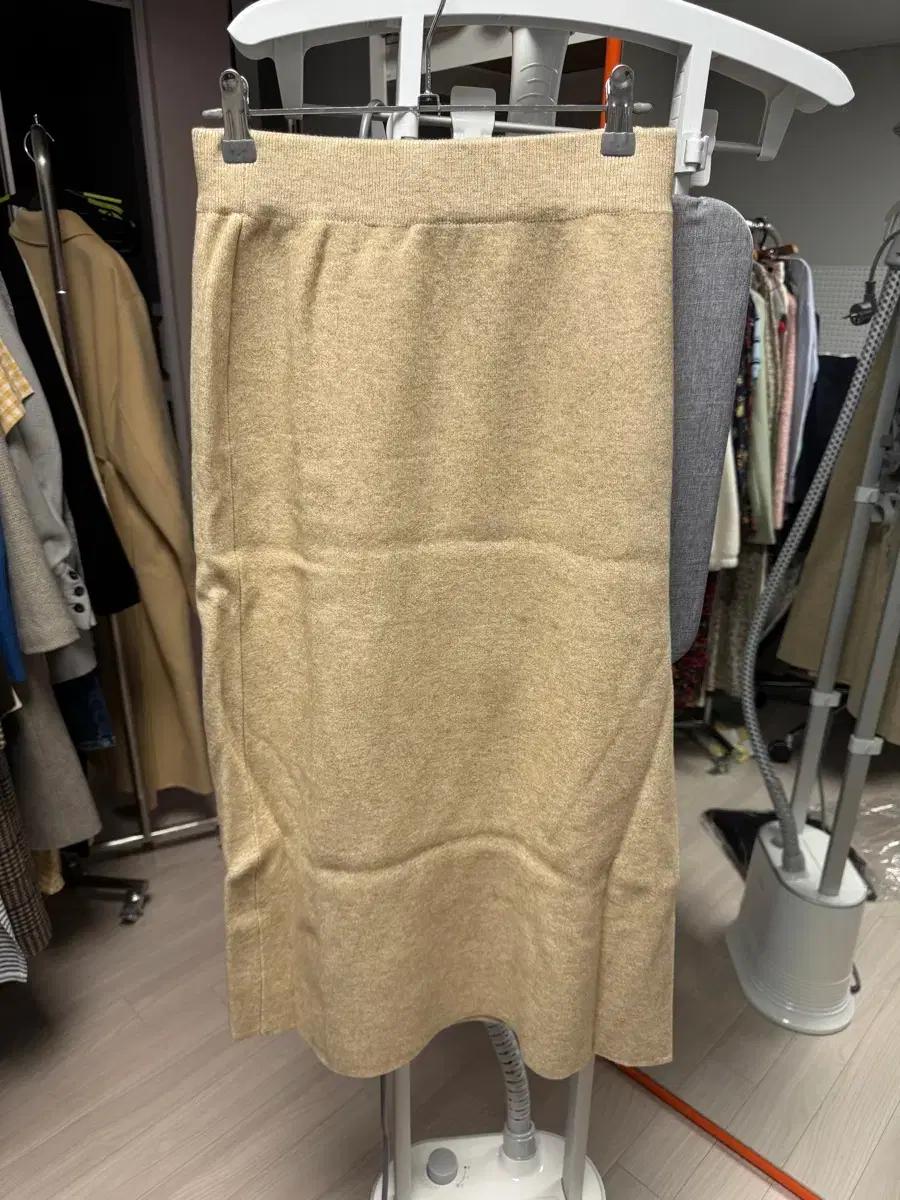 여성 니트 롱 스커트