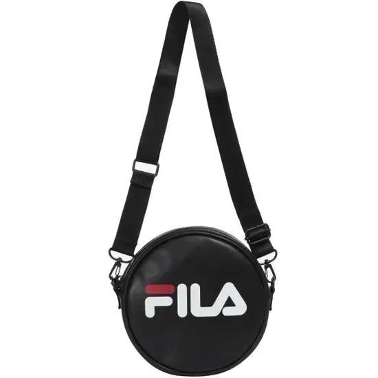 휠라 리니어로고 탬버린 원형 크로스백