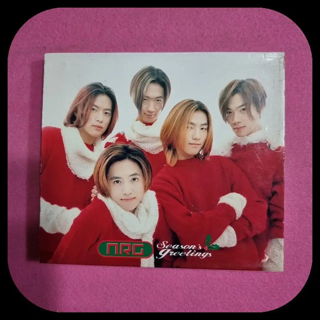 NRG 시즌 그리팅 .맴버들친필사인반.CD