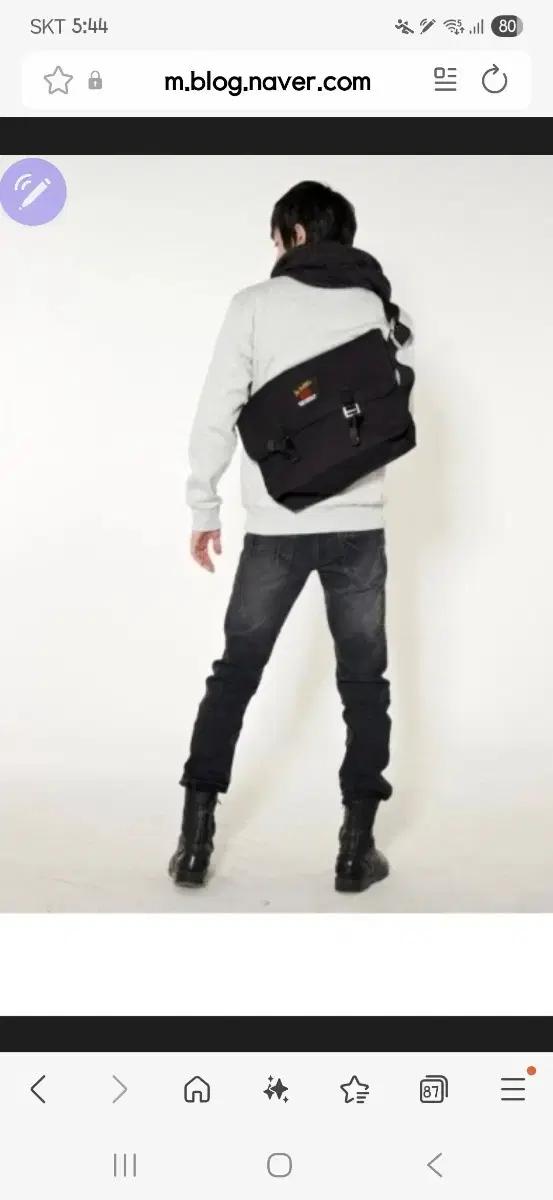 Incase 블랙 메신저백 라지 사이즈