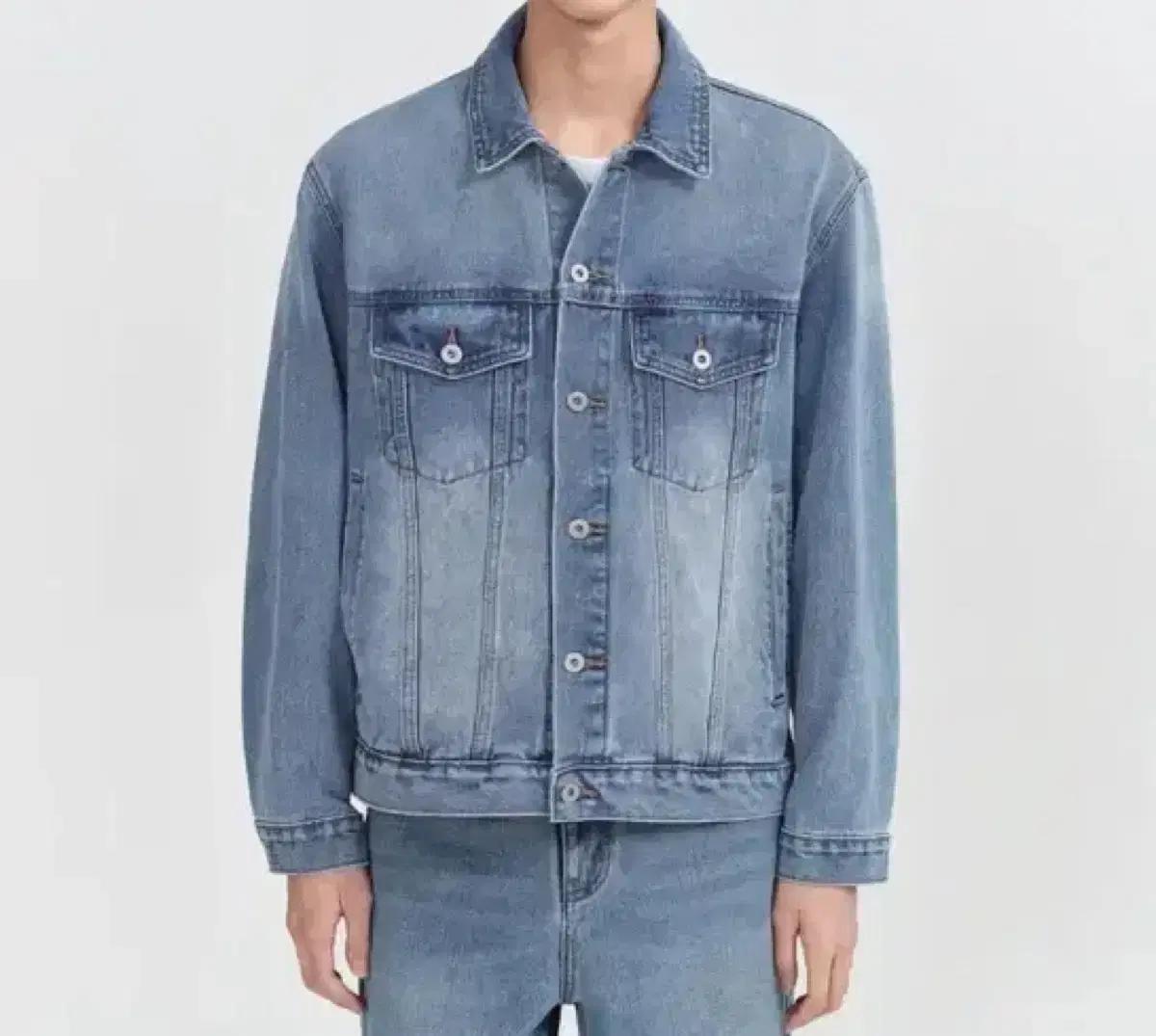 무탠다드 릴렉스드 데님 트러커M