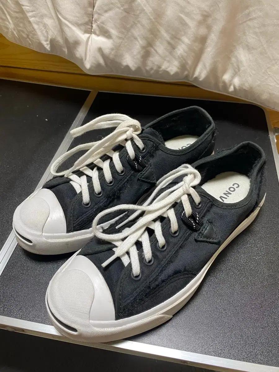 [CONVERSE] 컨버스 잭퍼셀 블랙 스니커즈 240