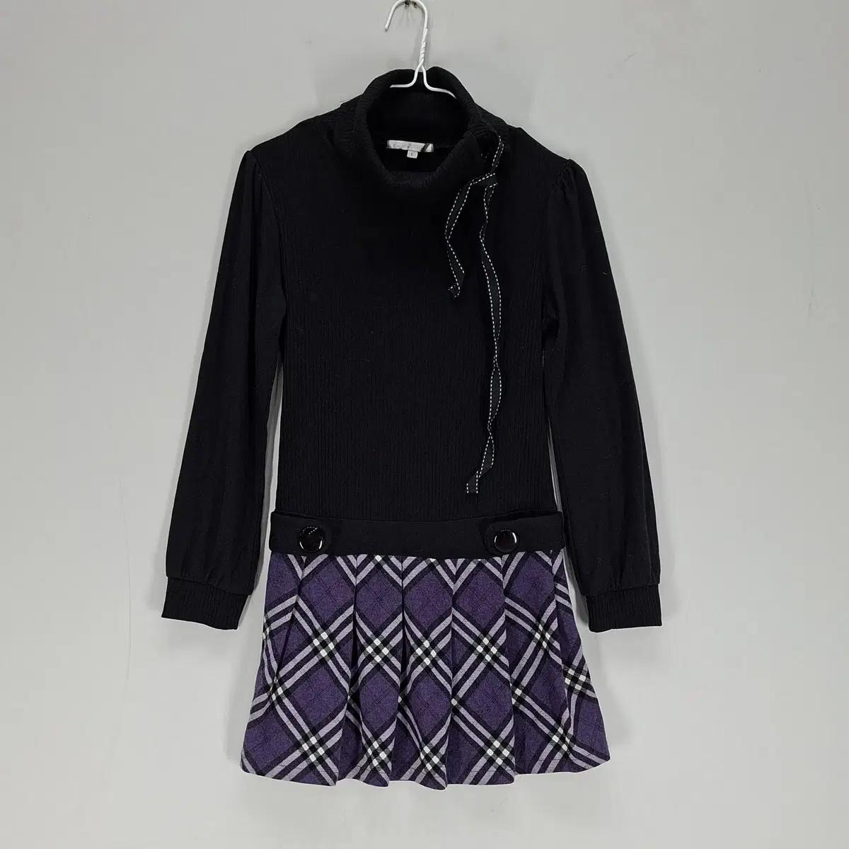 [AI 94%] 일본빈티지 여85 니트원피스 봄가을 블랙 64857