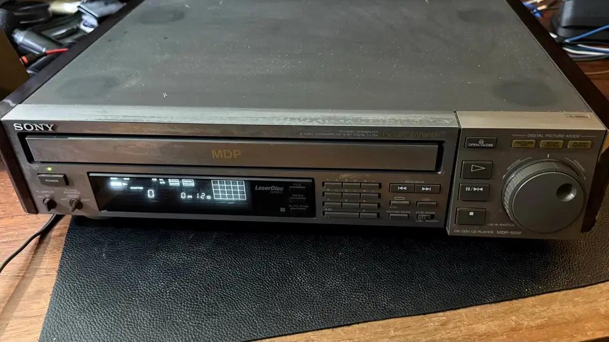 SONY MDP 555F CD CDV LD Player 소니 레이저디스크