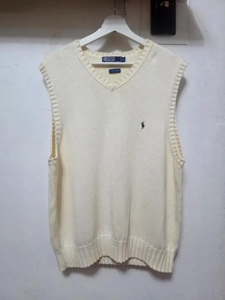 폴로 랄프로렌 V넥 니트 베스트
