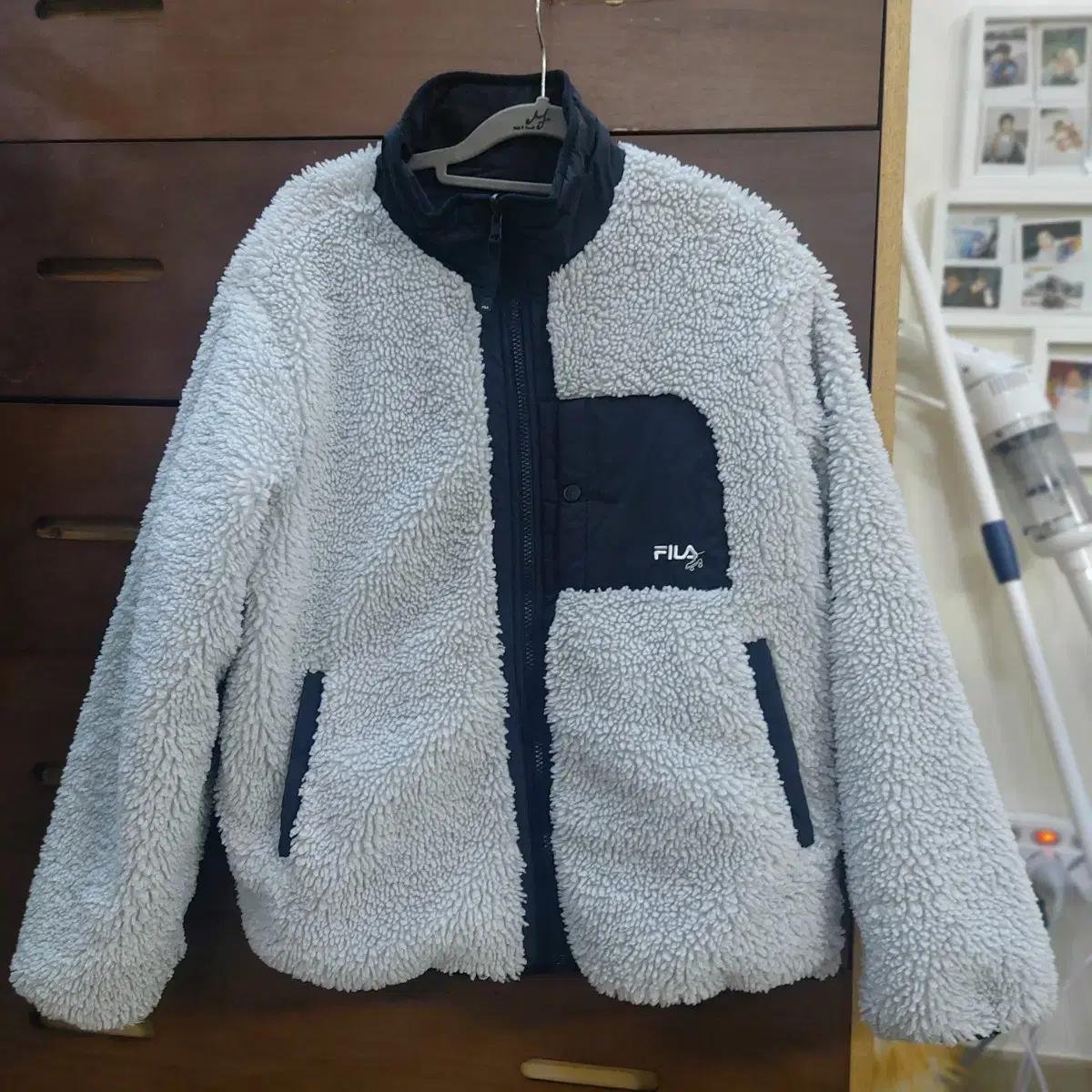 필라 남아 양면 겨울점퍼 165사이즈