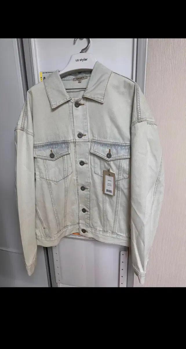 이지 시즌 5 데님 자켓 faded indigo