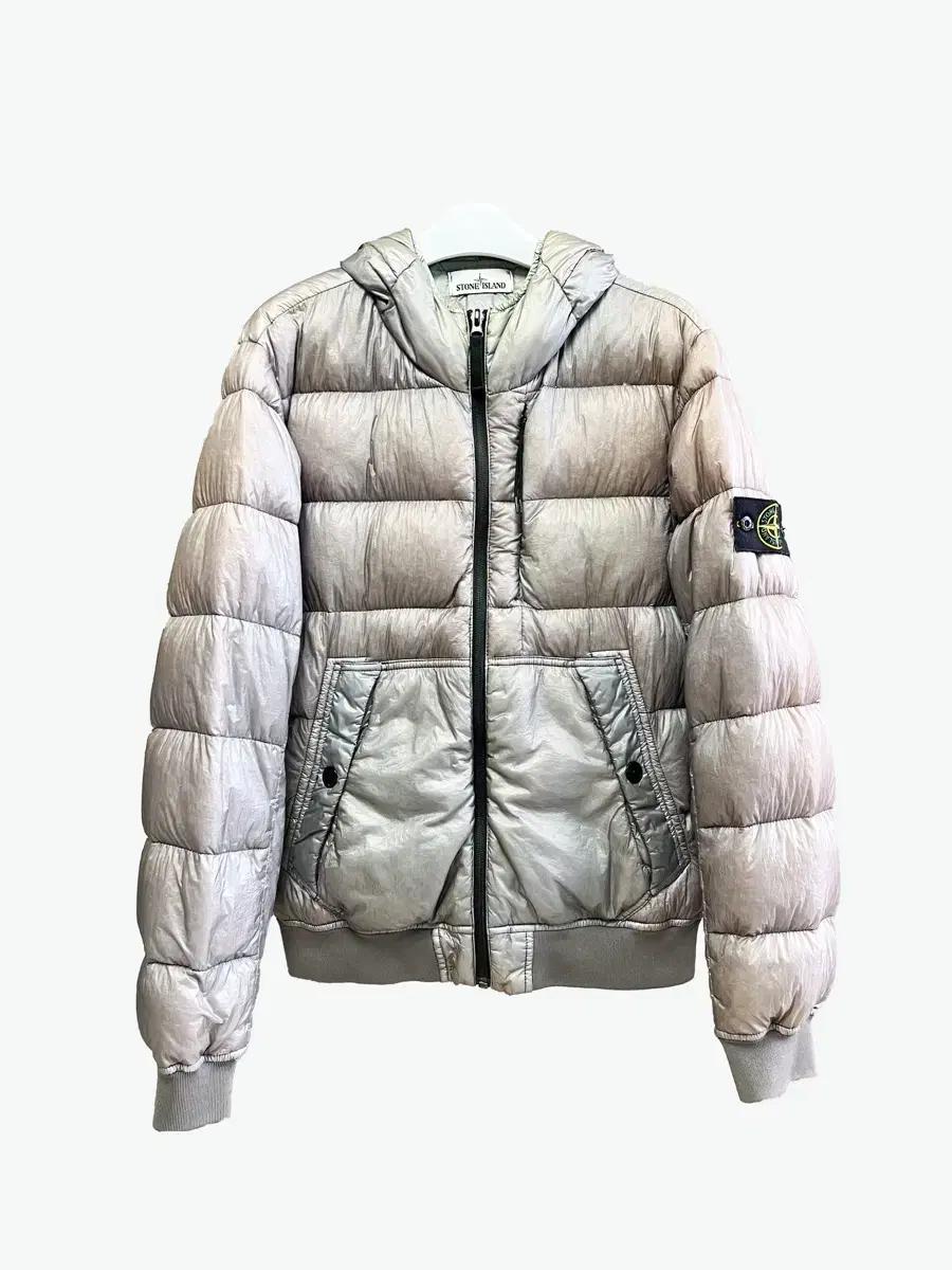 [L/매장판] 스톤아일랜드 가먼트다잉 후드 패딩