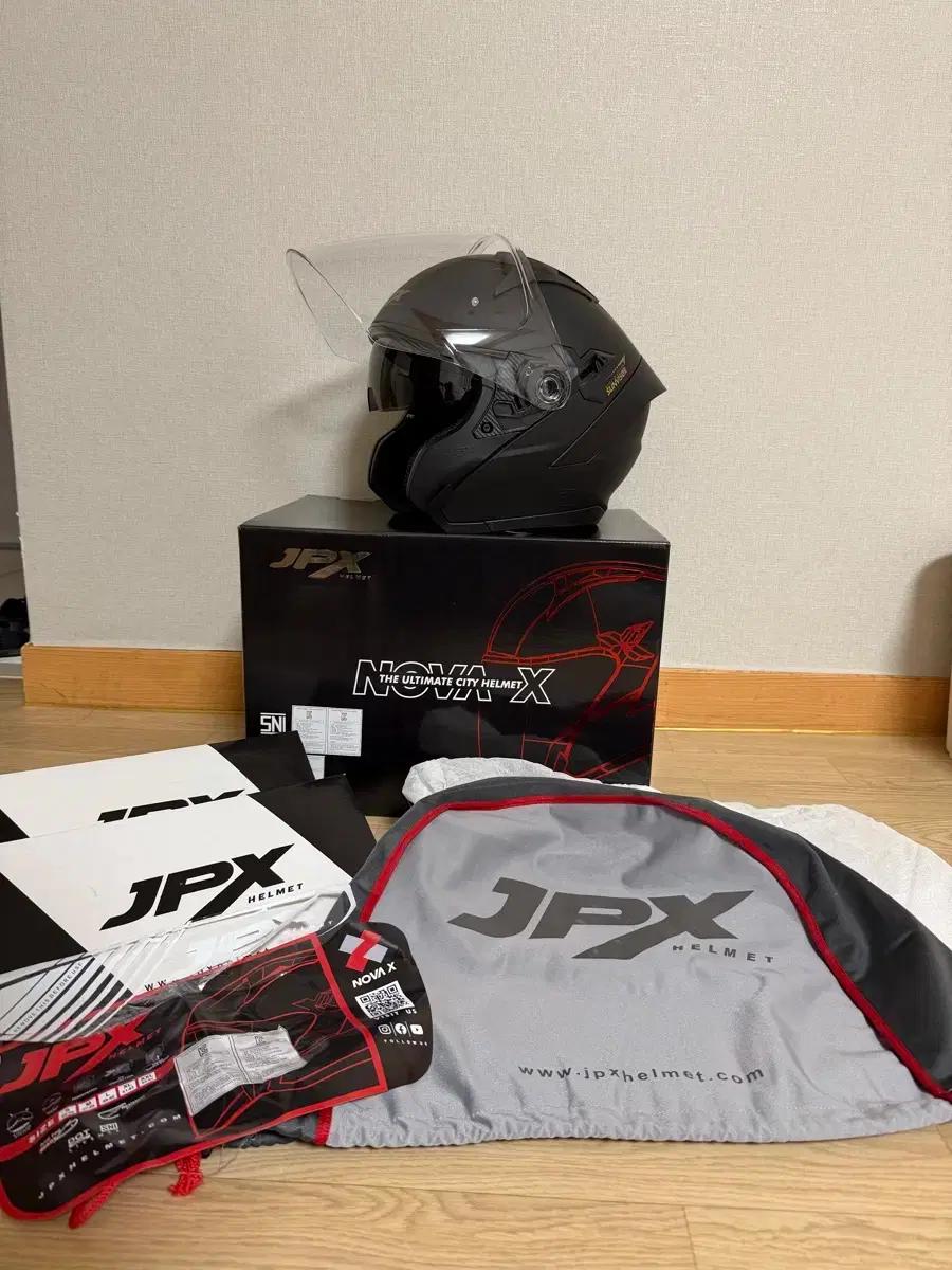 JPX NOVA-X 오토바이 오픈페이스 헬멧 2XL 새상품