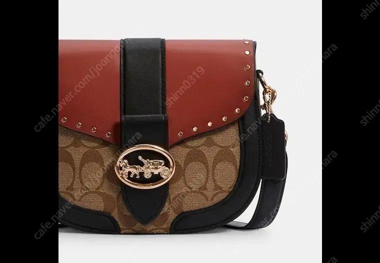 코치 새들백ㅡ택달린새상품