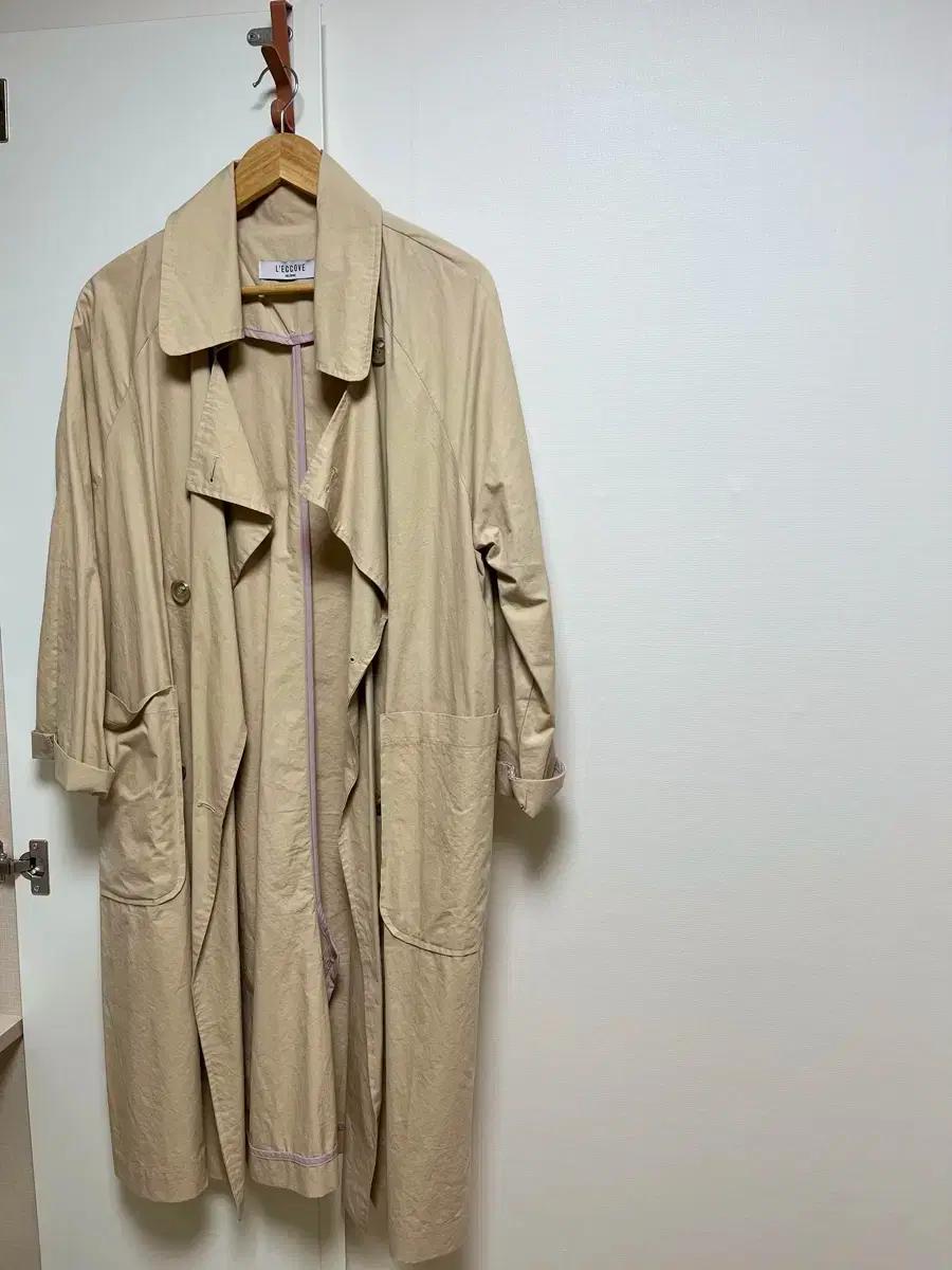 여리핏 봄 가을 레코브 여성브랜드 트렌치코트 베이지 사이즈 free