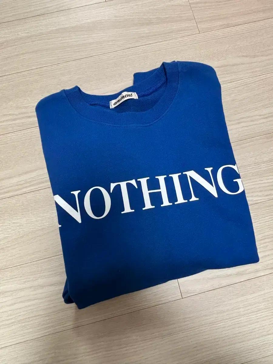 아미먼트 블류 NOTHING 맨투맨
