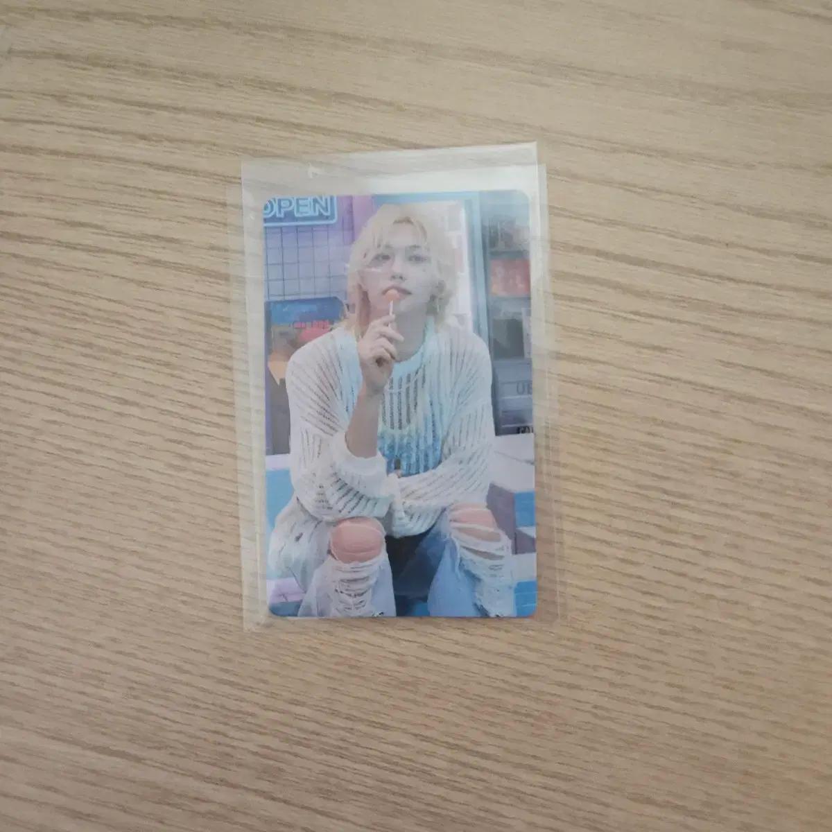 스트레이키즈 카르마 jyp japan 특전 포카 필릭스 사우나 팝업