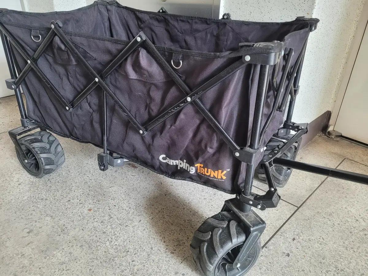 캠핑 트렁크 웨건 핸드캐리어 끌차 운반차 이동차량 폴딩 구루마