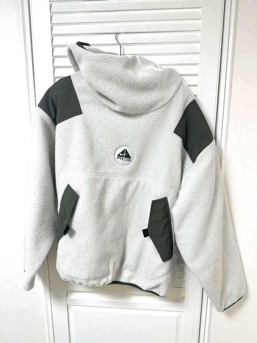 나이키 ACG 플리스 후드 아노락 아이보리