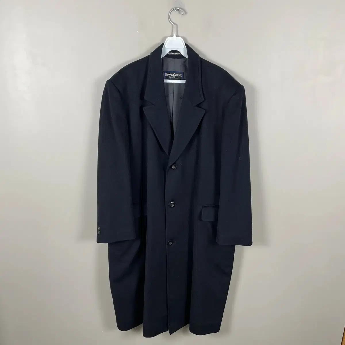 정품 입생로랑 캐시미어100 코트