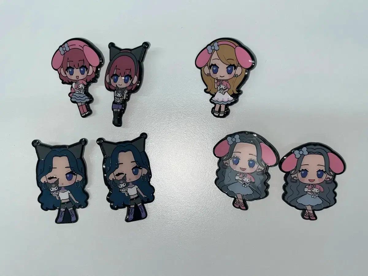 르세라핌 마이멜로디 쿠로미 콜라보 뱃지 PINS