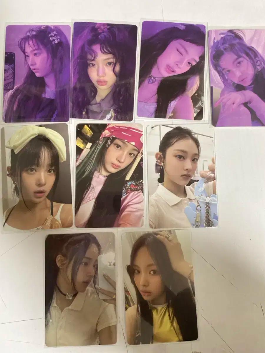 뉴진스 njz 포카 포토카드 판매 민지 다니엘 혜인 하니 해린 일괄 개별