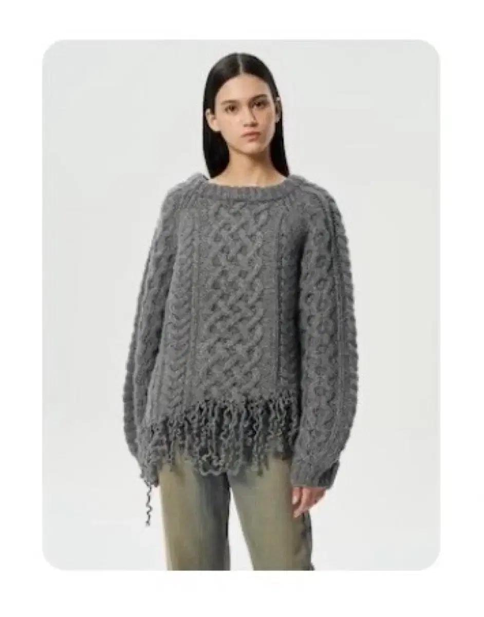 LEINWANDE Hand Cable Knit Top