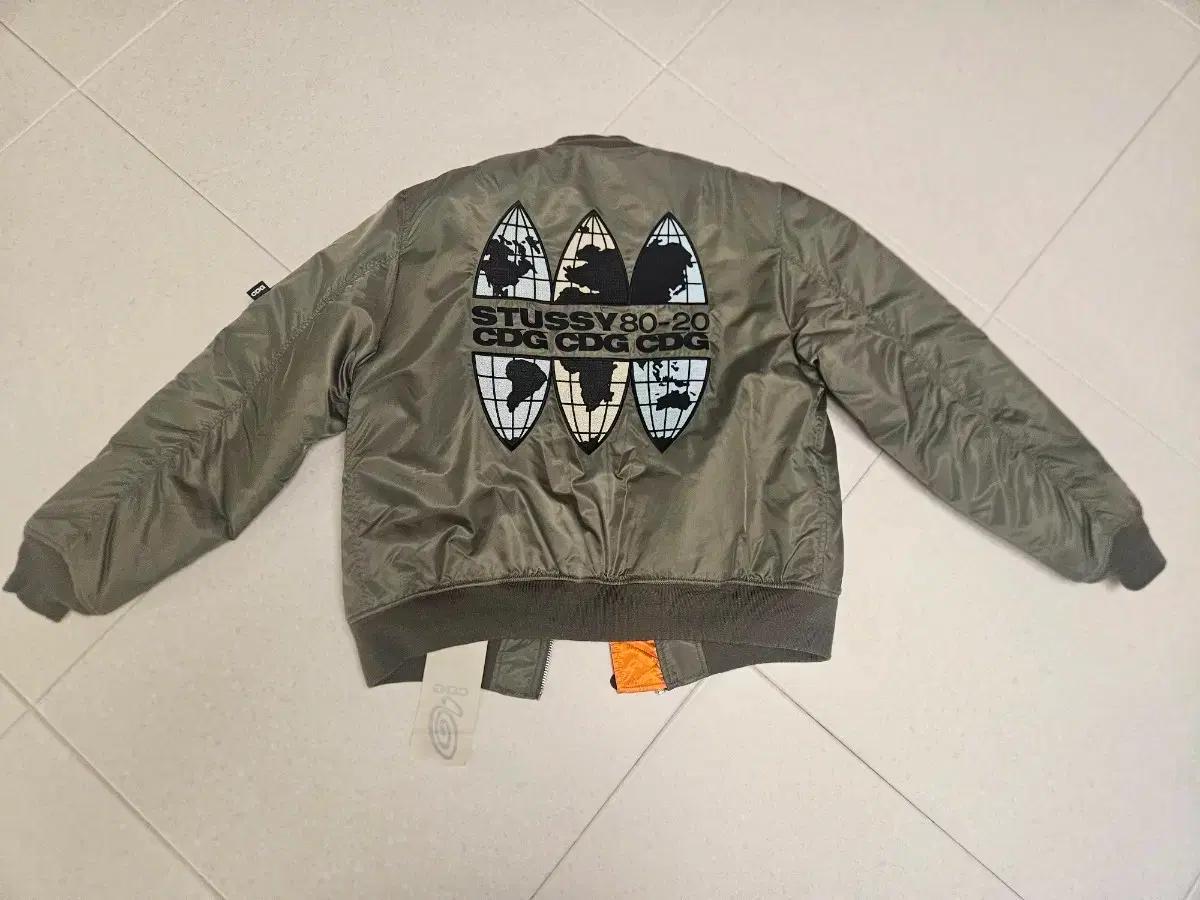 [L] 스투시 x CDG ma1 자켓
