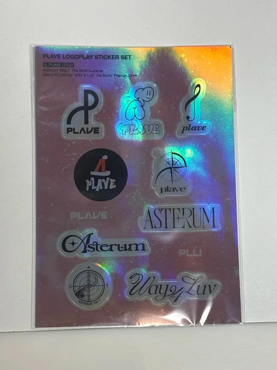 플레이브 로고 스티커 팩