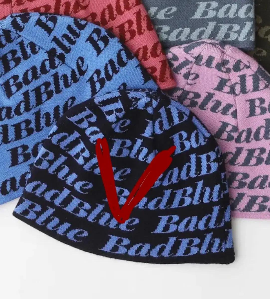 배드블루 Pattern Beanie 블랙