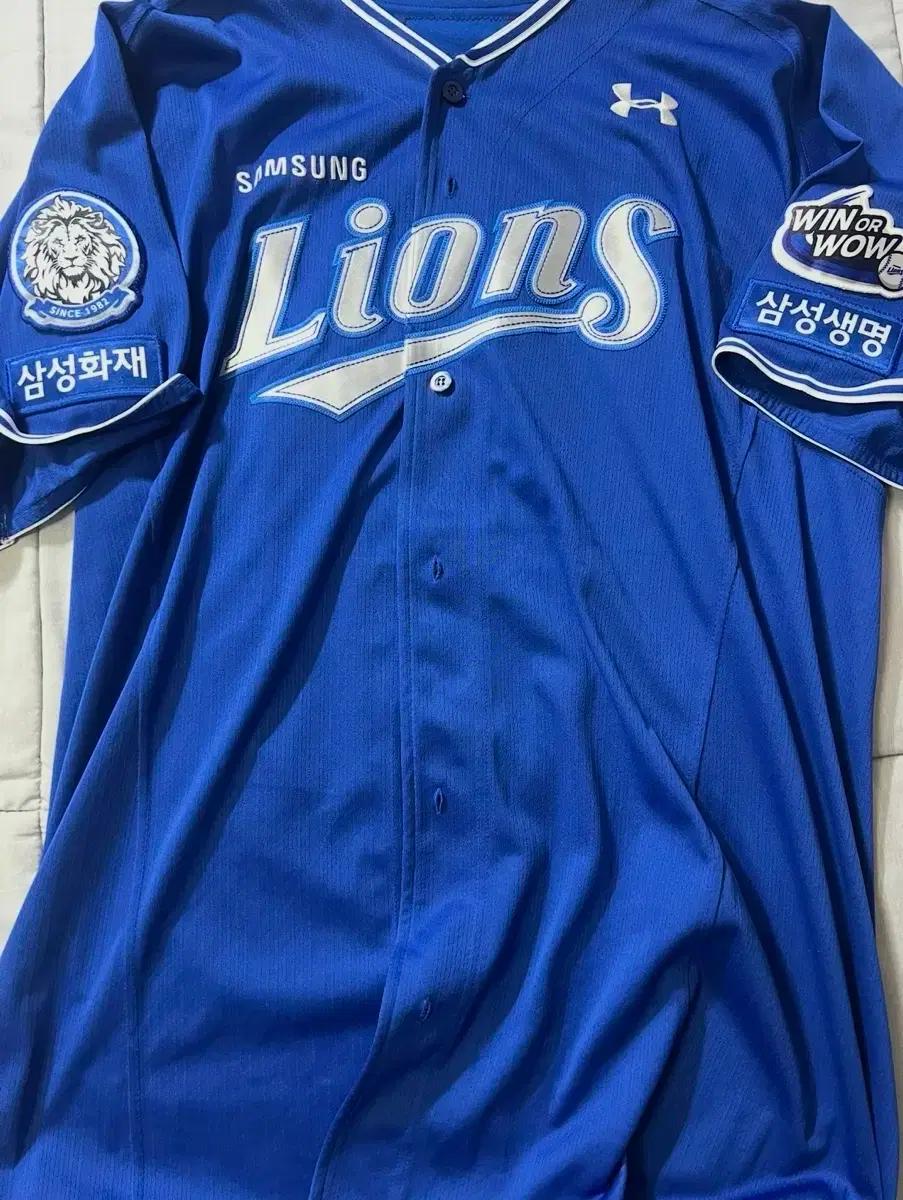 삼성라이온즈 언더아머 실착 유니폼