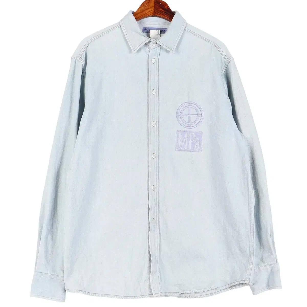 플라스틱프로덕트 PLASTIC PRODUCT 데님 셔츠 S / k843