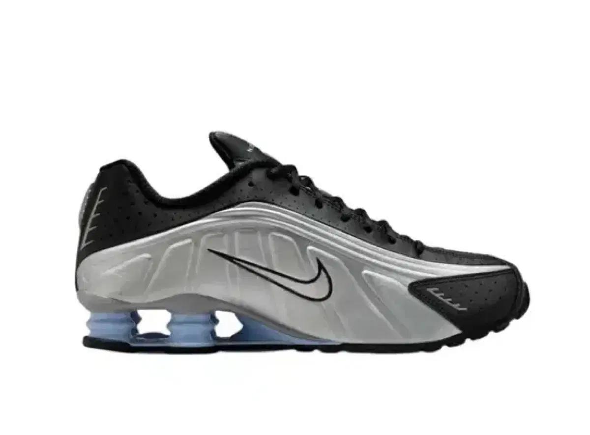 나이키 샥스 R4 메탈릭 실버 블랙 265