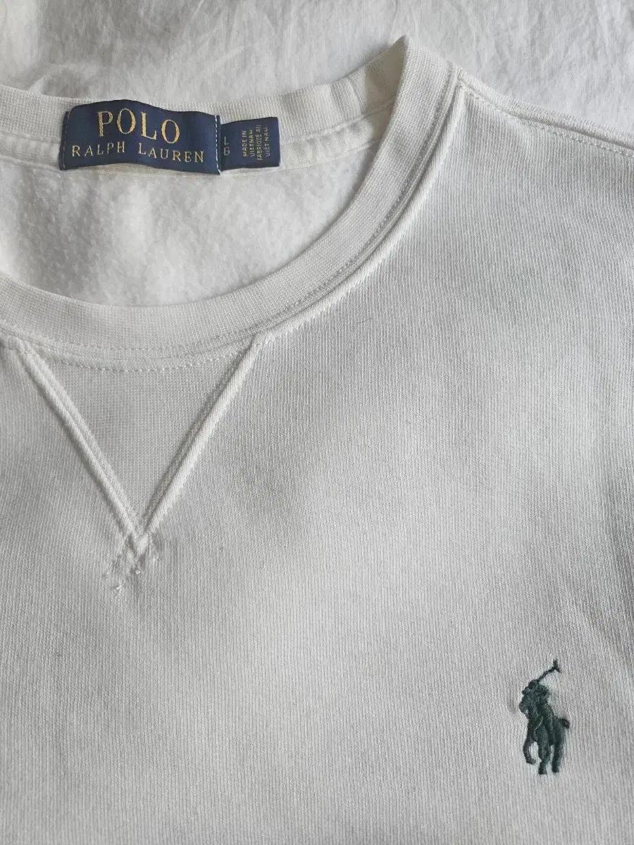 [L] 랄프로렌 폴로 맨투맨 화이트