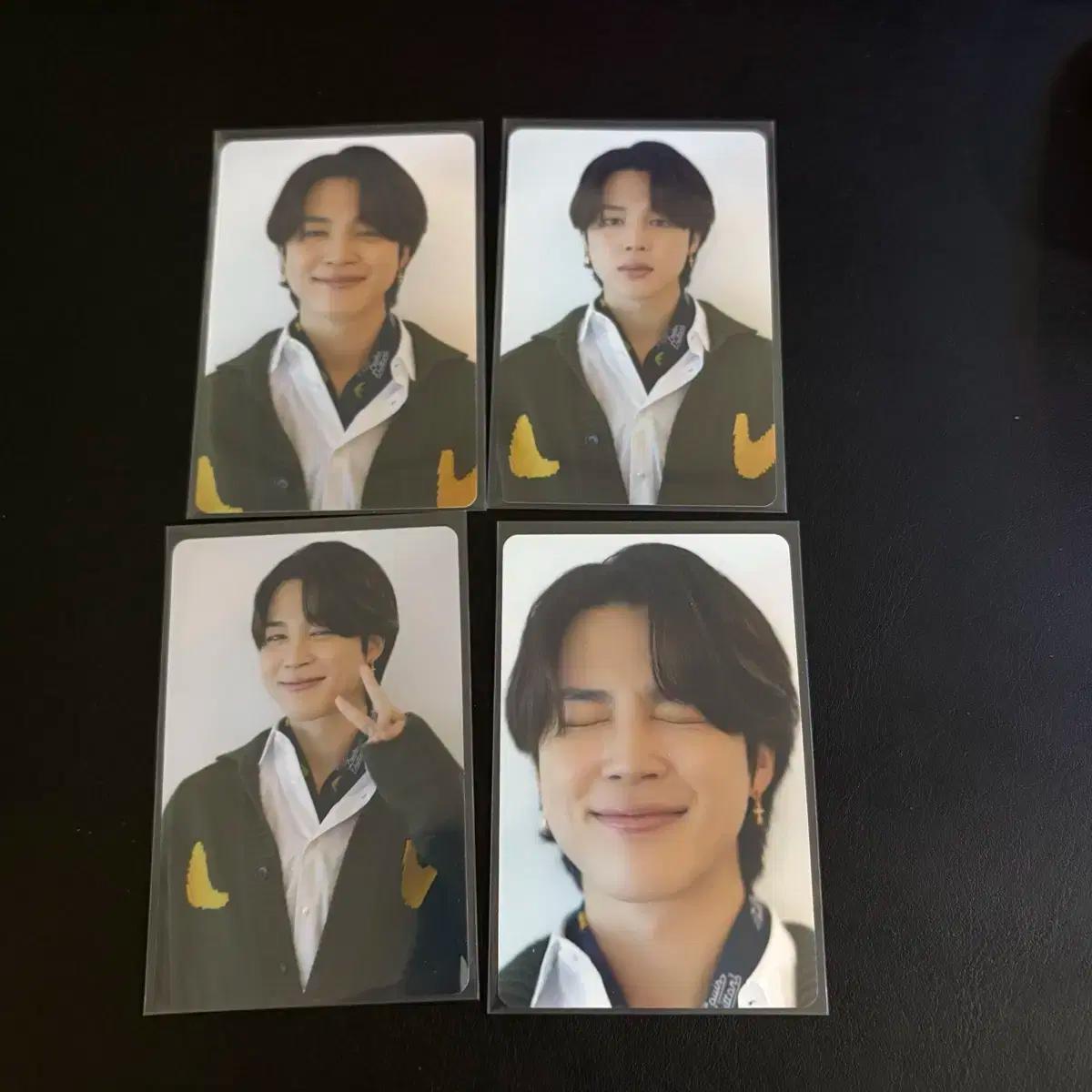 방탄소년단 지민 bts jimin 디아이콘 포카 (4장 일괄)