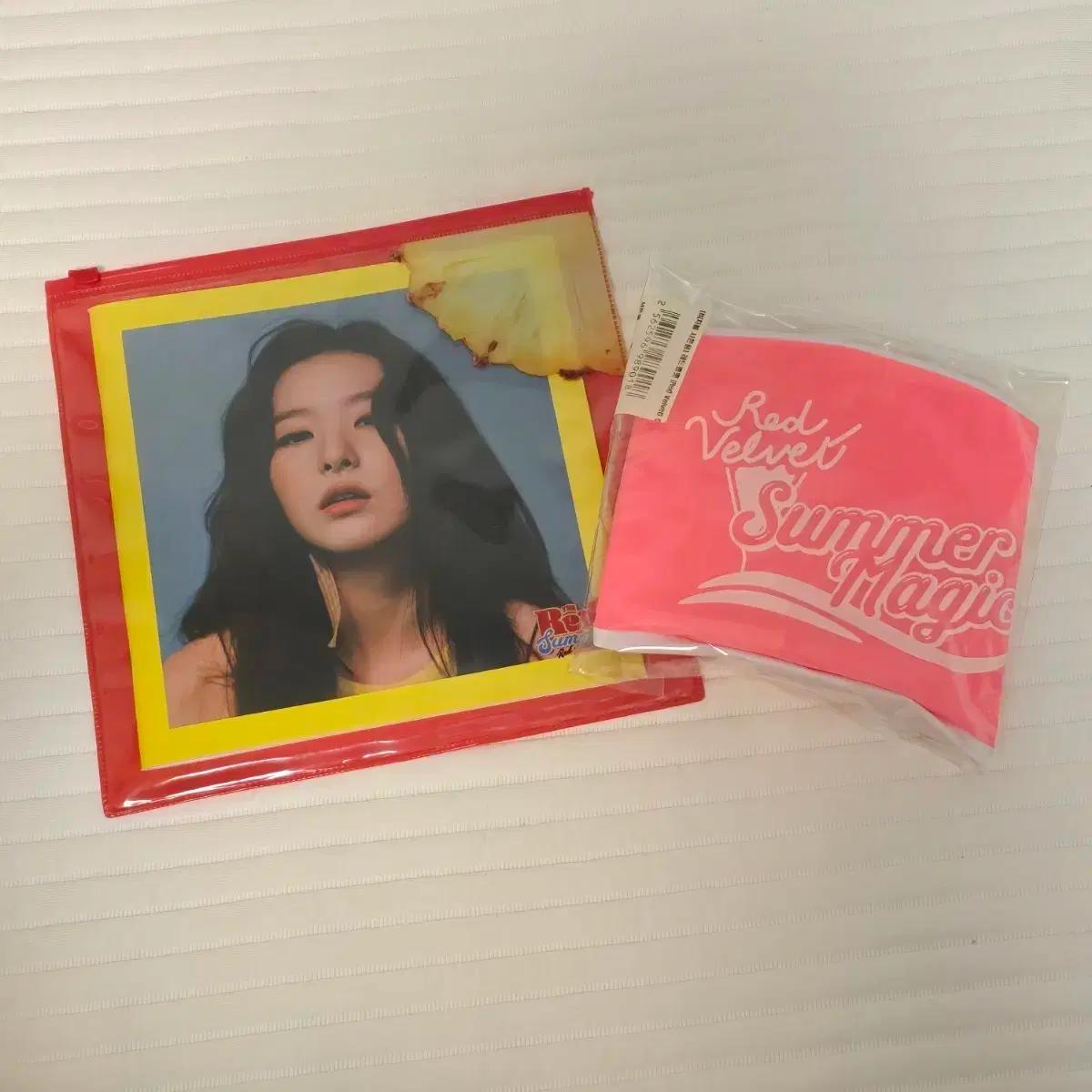 레드벨벳 슬기 빨간맛 파우치 노트 세트+파워업 비치볼