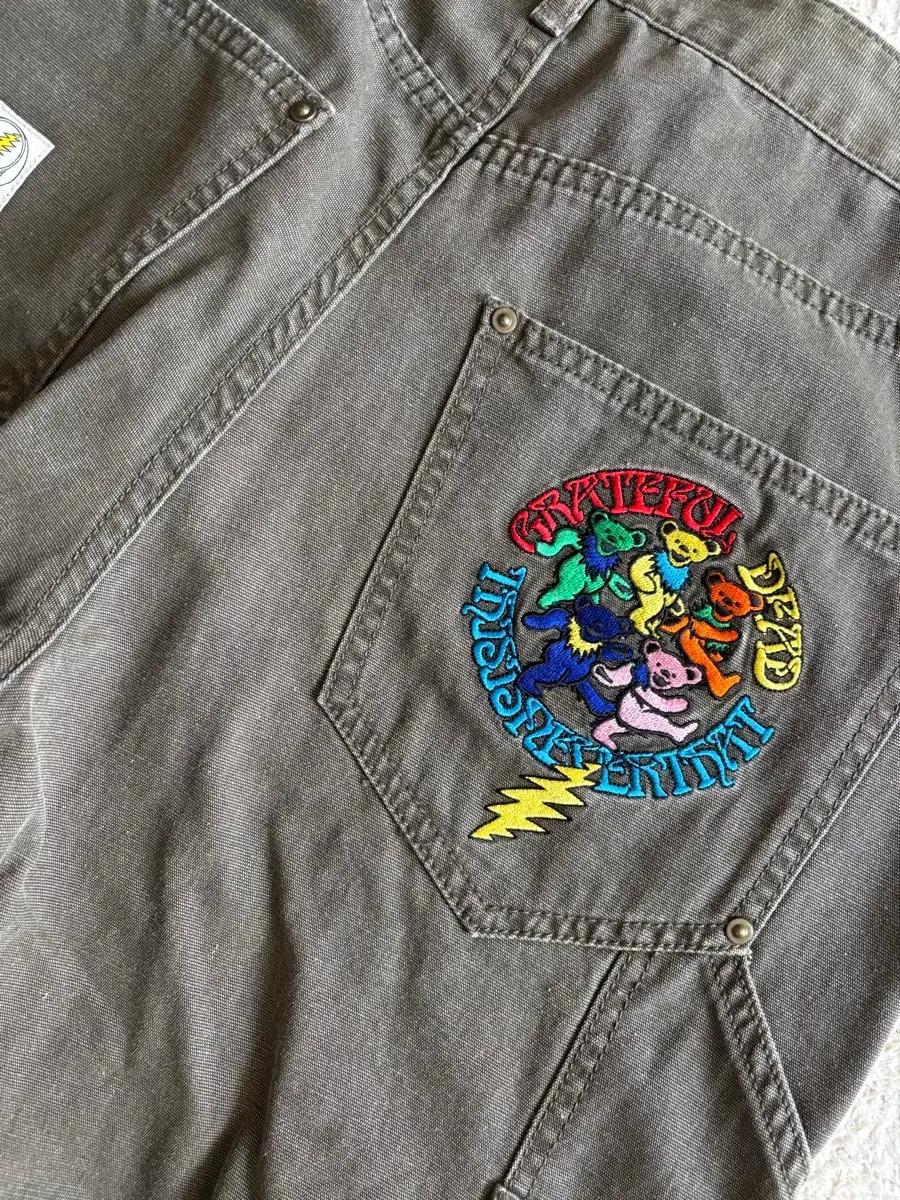 디스이즈네버댓x그레이트풀 데드 더블니 팬츠