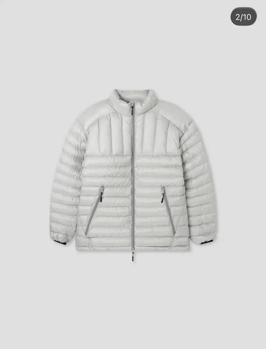 남자 경량패딩 새상품 연그레이 블랙