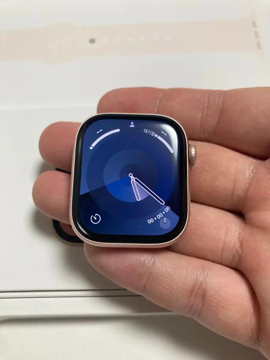 S급 애플워치 10세대 42mm 셀룰러 로즈골드