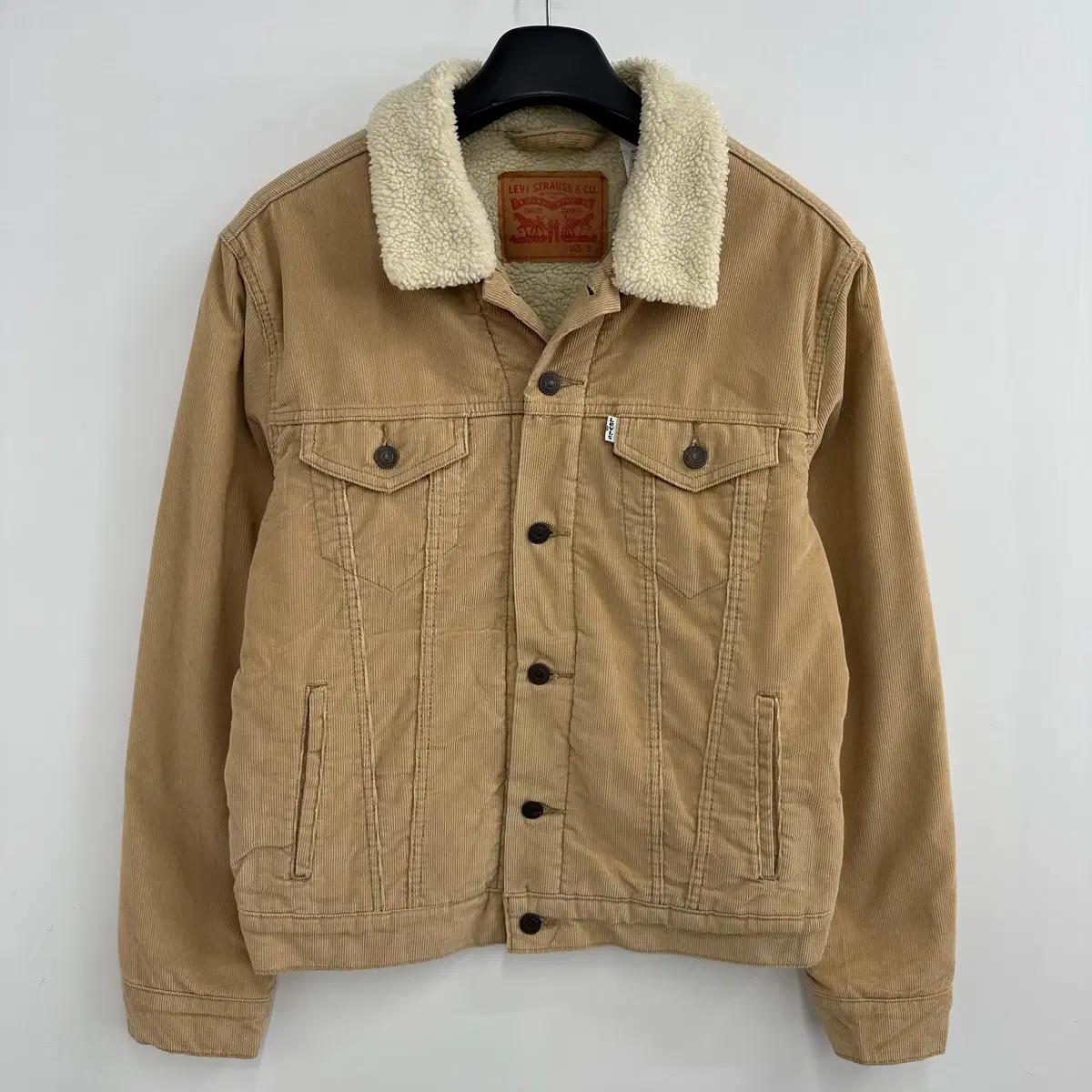 90 리바이스 남자 셰르파 코듀로이 트러커 자켓