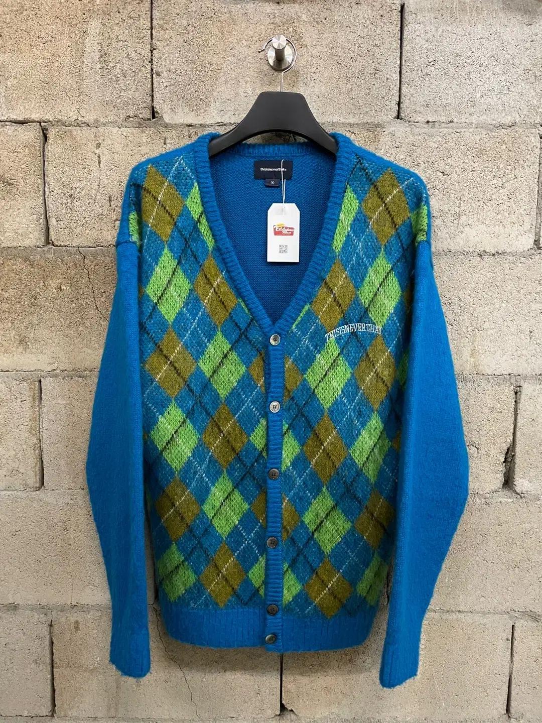 디스이즈네버댓 디네댓 아가일 가디건