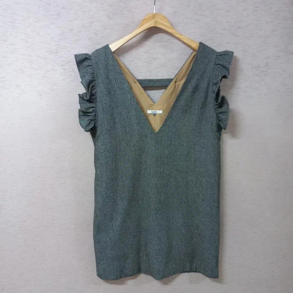 A11-16/LAP 그레이 헤링본 원피스 여성