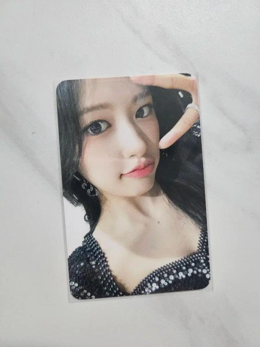 아이브 안유진 시크릿 위드뮤 럭키드로우 포토카드
