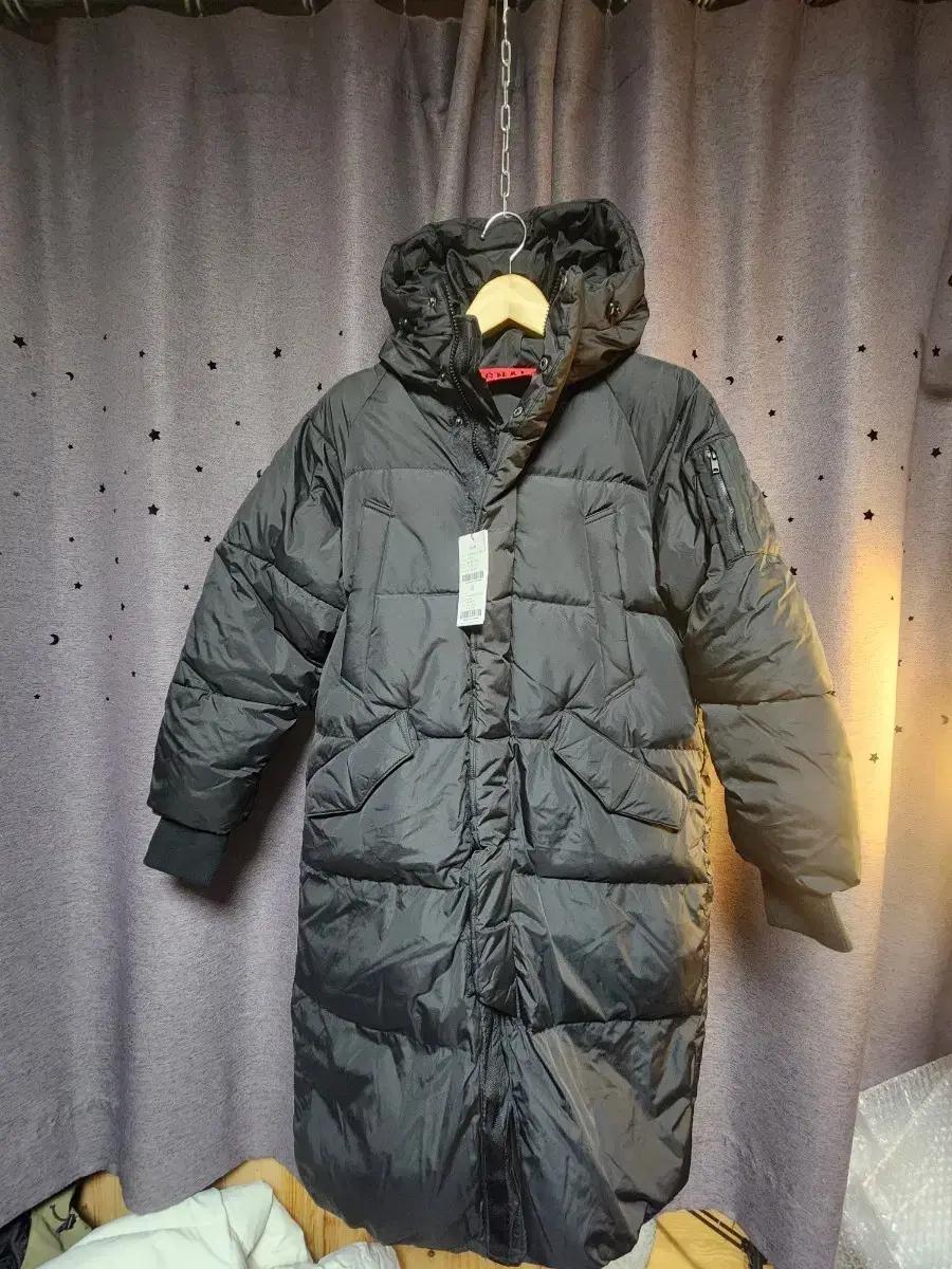 새상품//HUM 여성 덕다운  롱 패딩 블랙-95추천