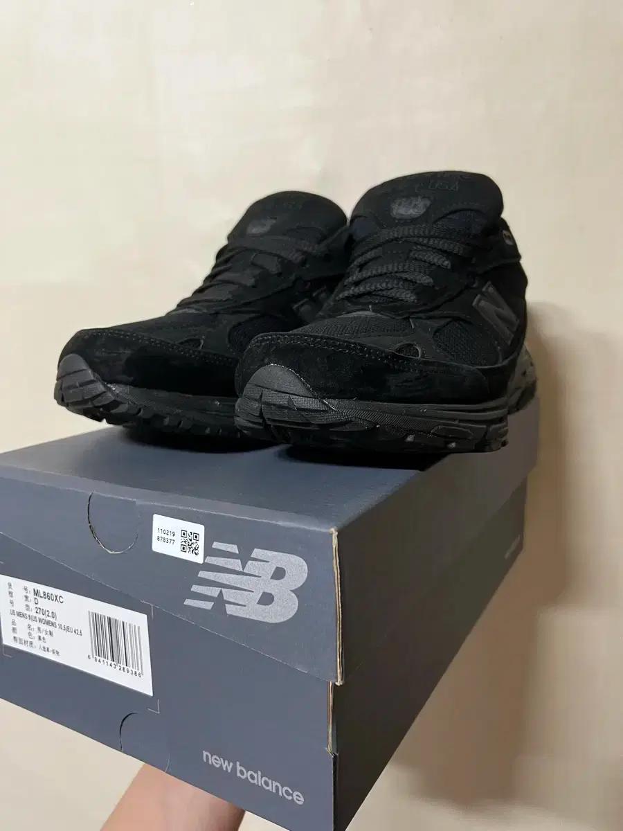 뉴발란스 993 트리플 블랙 made in usa 270