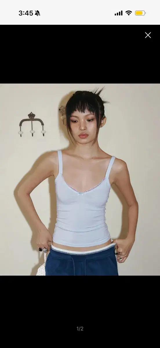 플리즈 노 팔로우 Ginny Lace Sleeveless Top