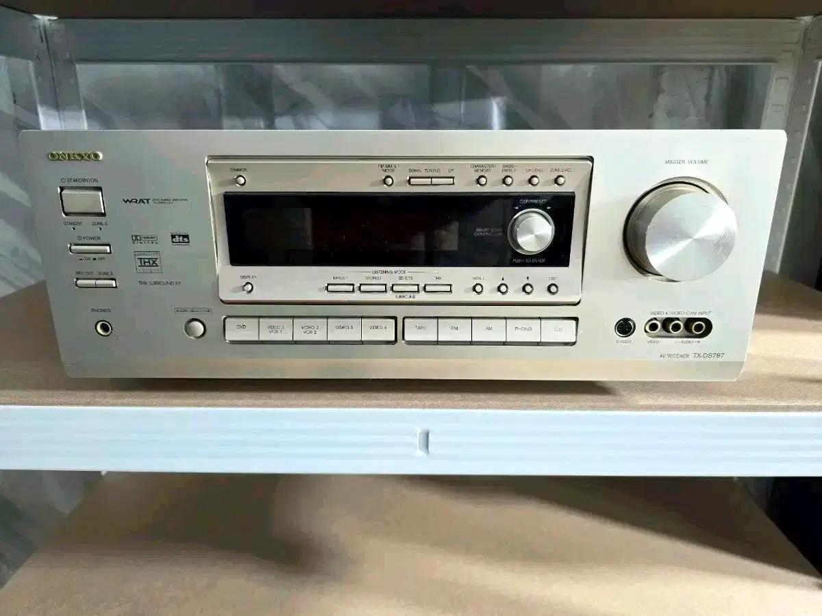 ONKYO TX-DS787 6.1채널 AV 리시버엠프 리모콘 포함